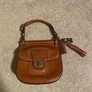 Coach leather crossbody bag
